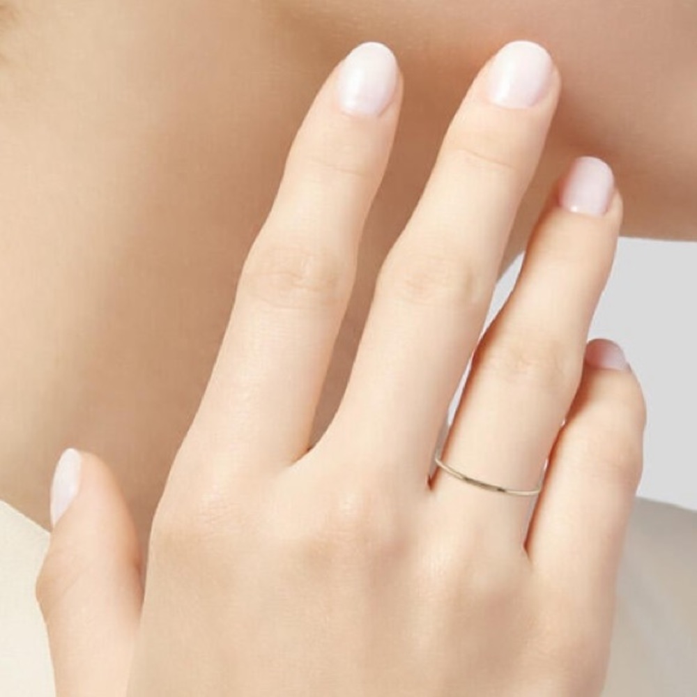 14kt GOLD RING, thin band, stacking ring, wedding band, gold ring